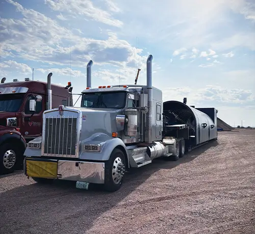 Tavus Transportation heavy haul truck and trailer